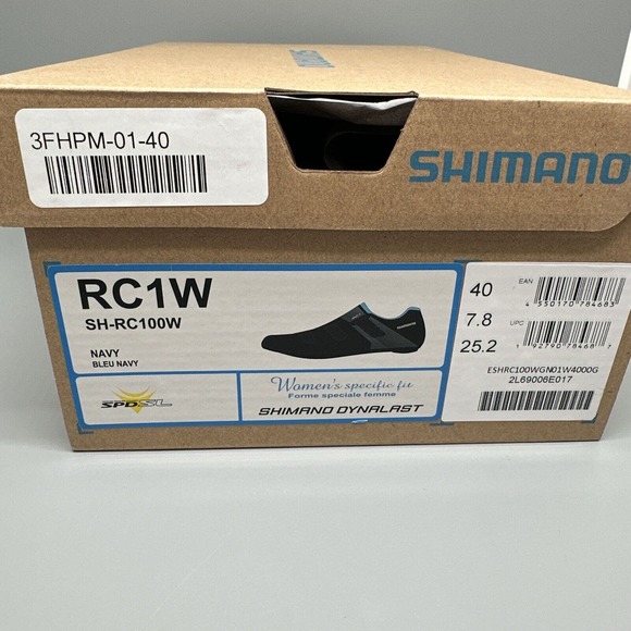 Shimano Dynalast Blue Bike Cycling Shoes RC1W Women's Sz 7.8‎ EU 40 - Picture 4 of 12